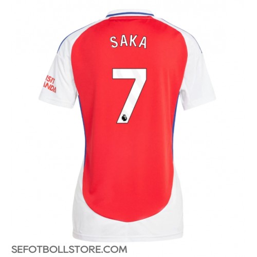 Arsenal Bukayo Saka #7 Replika Hemmatröja Dam 2024-25 Kortärmad